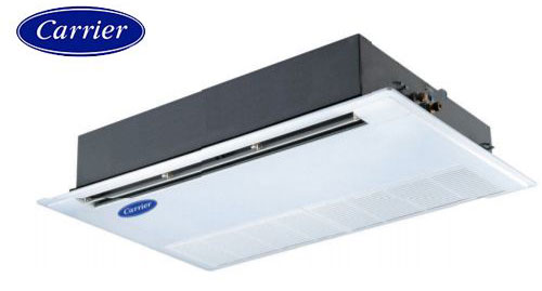 แอร์ CARRIER ONE WAY CASSETTE 1 ทิศทาง FIX Speed ประหยัดไฟเบอร์ 5 น้ำยา R32 รีโมทไร้สาย หน้ากากสีดำเพิ่ม 2,000 บาท